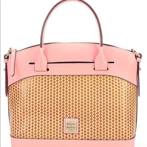 Dooney /Bourke embossed Leather Satchel, like new